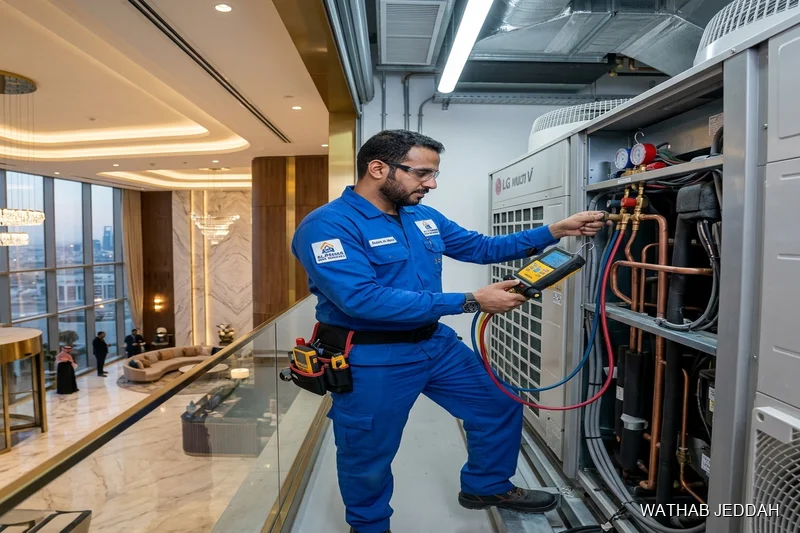 صورة التعريف الأصلية بفريق خدمات التكييف في جدة