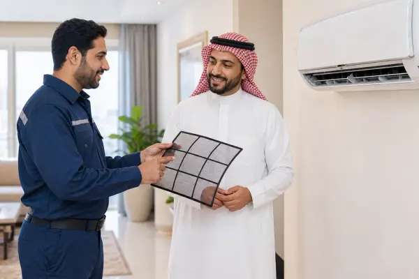 صورة أصلية مرتبطة بصيانة أجهزة التكييف