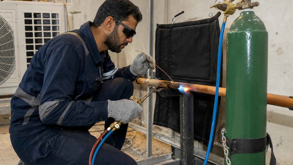 Technical scene related to AC Duct Rerouting in Jeddah
