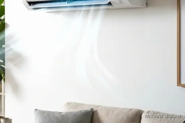 صورة مهنية توضح تركيب مكيف مركزي جدة من وثاب التكييف