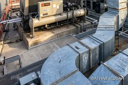 AC Installation for Projects in Jeddah — Wathab AC work steps