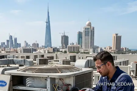 Chiller Installation in Jeddah — Wathab AC work steps
