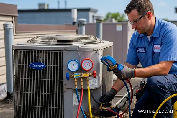 Professional photo illustrating AC Service Prices in Jeddah by Wathab AC