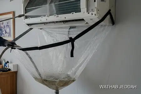 Home AC Company in Jeddah — Wathab AC work steps