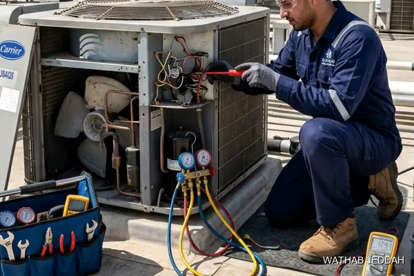 Professional photo illustrating AC Company Near Me in Jeddah by Wathab AC