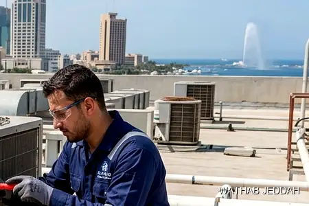 إصلاح تسريب ماء المكيف جدة خطوات العمل وثاب