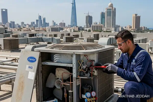 Professional photo illustrating AC Maintenance in Al-Naseem, Jeddah by Wathab AC