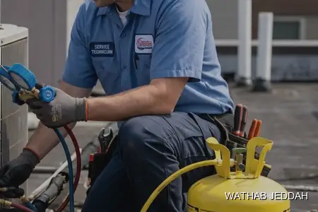 AC Maintenance in As-Sahel, Jeddah — Wathab AC work steps