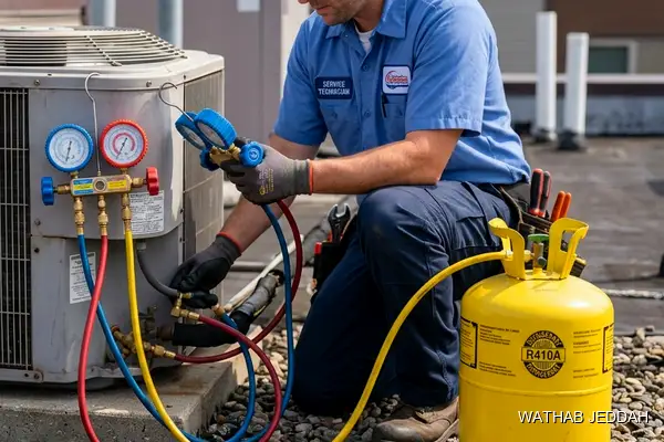 Professional photo illustrating AC Maintenance in Al-Furusiyah, Jeddah by Wathab AC