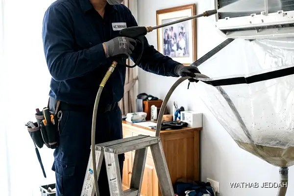 Professional photo illustrating AC Maintenance in Al-Amir Fawaz Al-Janubi, Jeddah by Wathab AC