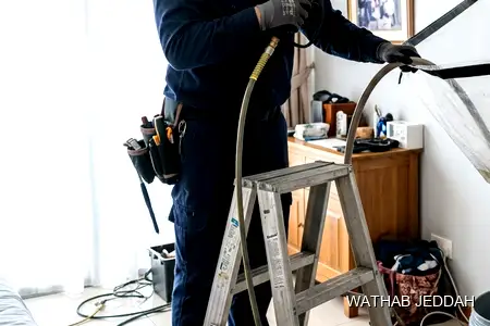 AC Maintenance in Al-Rabwah, Jeddah — Wathab AC work steps