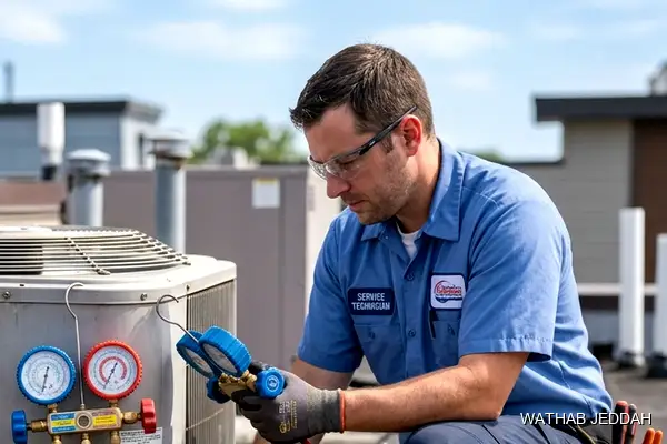 Professional photo illustrating AC Maintenance in Umm Hableen, Jeddah by Wathab AC