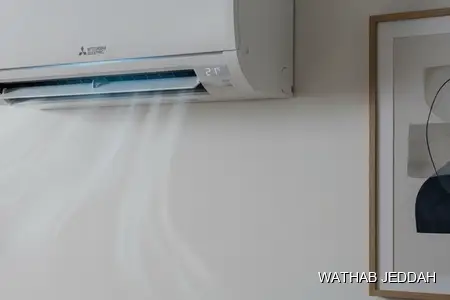 Corporate AC Maintenance in Jeddah — Wathab AC work steps