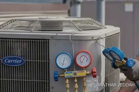 AC Maintenance in Thuwal, Jeddah — Wathab AC work steps