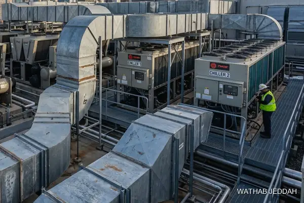 Professional photo illustrating Villa AC Maintenance in Jeddah by Wathab AC