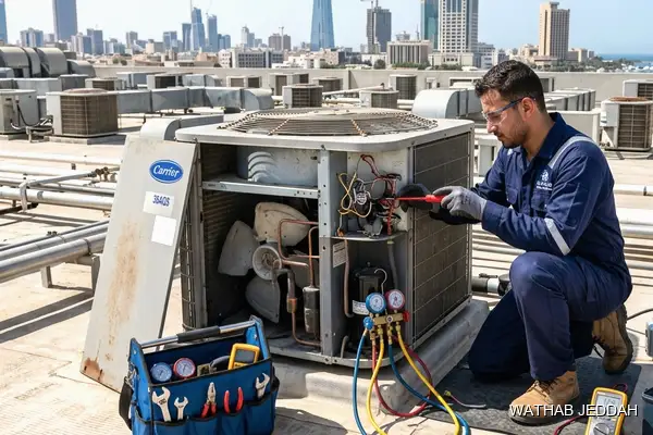 Professional photo illustrating Zamil AC Maintenance in Jeddah by Wathab AC