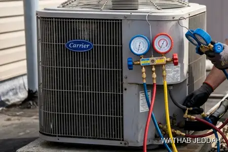 AC Duct Rerouting in Jeddah — Wathab AC work steps