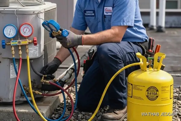 Professional photo illustrating Fast AC Technician in Jeddah by Wathab AC