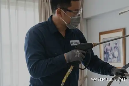 Apartment AC Rough-In Piping in Jeddah — Wathab AC work steps