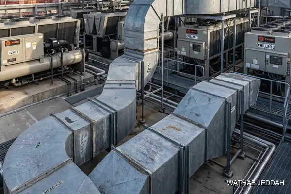 Professional photo illustrating AC Copper Pipe Brazing in Jeddah by Wathab AC